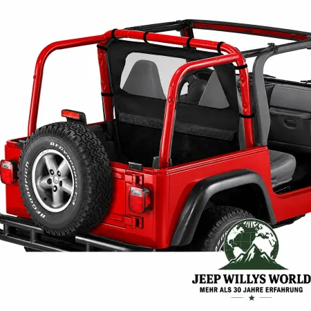 Bestop Windjammer Black Diamond Premium Vinyl leather imitation structured Jeep Wrangler TJ (2003-2006)