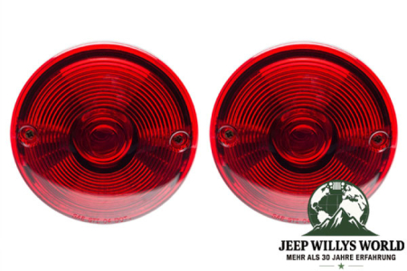 Tail Light Set Left and Right Jeep CJ Willys 45-75