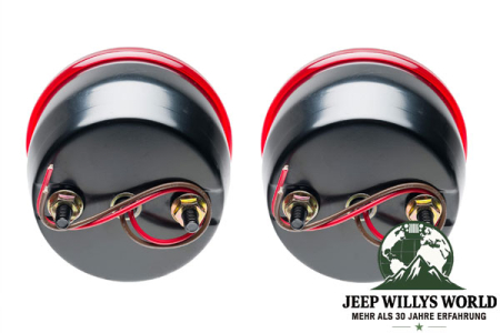 Tail Light Set Left and Right Jeep CJ Willys 45-75