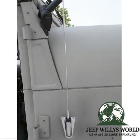 Antennenstab mit Sockel Chrom Jeep CJ + Wrangler 76-95