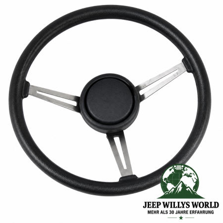 Lenkrad mit Hupenknopf Jeep CJ + Wrangler 76-95