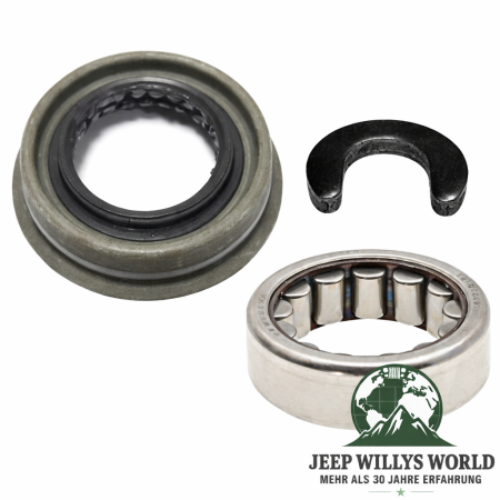 Wheel Bearing Set 3-Piece Rear Axle Dana 35 Jeep Wrangler + Cherokee + Grand Cherokee 90-06