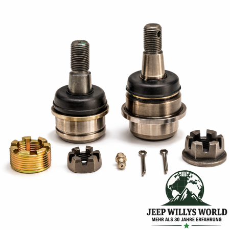 Ball Joint Kit for each Axle Side Heavy Duty Jeep Wrangler + Cherokee + Grand Cherokee 84-06