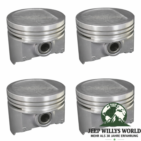 Kolben Set .030" Übermaß 2,5 L Jeep CJ + Wrangler + Cherokee 83-95
