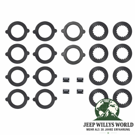 Differential Trac-Lok Scheiben Set Hinterachse Dana 35 Jeep Wrangler + Cherokee + Grand Cherokee 84-06