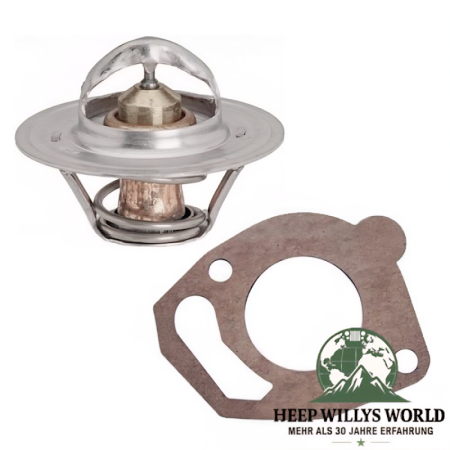 Thermostat 82° inkl. Dichtung Jeep 2,5 + 4,0 + 4,2 + 5,0 L Motor 72-06