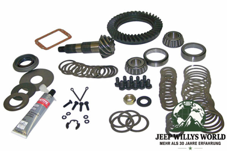 Kegelrad & Tellerrad Set vorne Dana 30 Ratio 4.10 Jeep Wrangler + Cherokee  84-99
