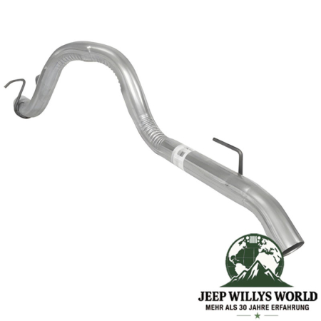 Aluminisiertes Endrohr, Endrohrbogen für 2,5L, 4,0L oder 4,2L Motor Auspuffanlage hinten. Jeep Wrangler YJ (1987-1995).