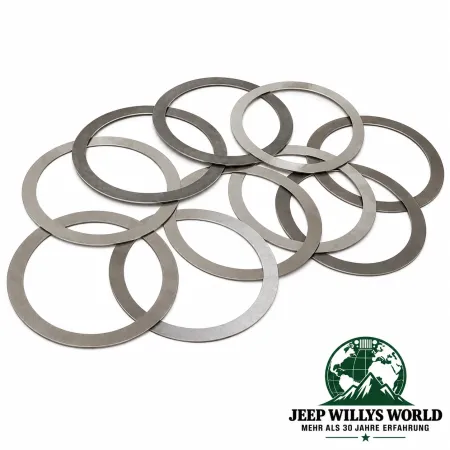 Crown Kegelrad Einstellscheiben Set Dana 35. Jeep Wrangler, Cherokee, Comanche, Grand Cherokee (84-06)