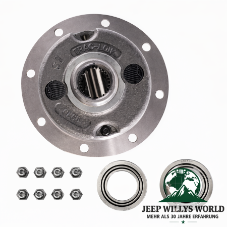 Differential Case Kit Rear Axle Dana 35 Ratio 3.55 - 4.88 Trac-Lok Jeep Wrangler + Cherokee + Grand Cherokee 90-00