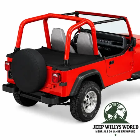 Bestop Duster Heckabdeckung Black Denim Supertop Softtop Jeep Wrangler YJ (1992-1995)