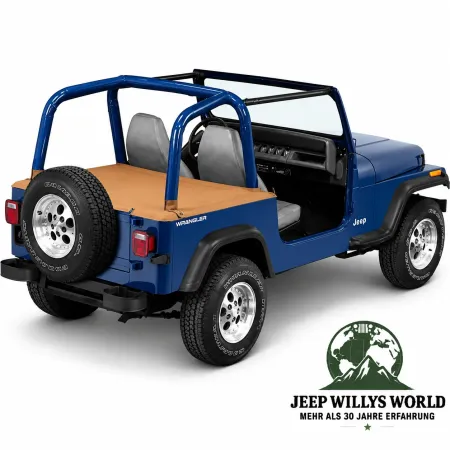 Bestop Duster Deck Cover Vinyl Spice Denim Softtop Supertop Jeep Wrangler YJ (1992-1995)