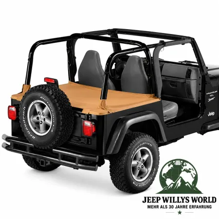 Bestop Duster Deck Cover Vinyl Black Denim Softtop Supertop Jeep Wrangler TJ (1996-2002)