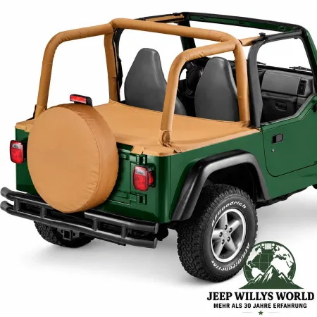 Bestop Duster Deck Cover Vinyl Spice Denim Original Softtop Jeep Wrangler TJ (1996-2002)