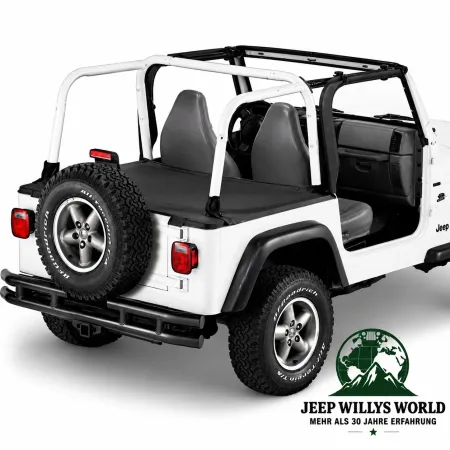 Bestop Duster Deck Cover Vinyl Black Denim Hardtop Model Jeep Wrangler TJ (1996-2002)