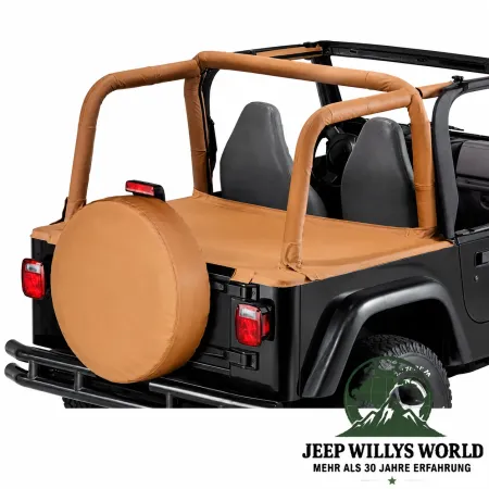 Bestop Duster Deck Cover Vinyl Spice Denim Hardtop Model Jeep Wrangler TJ (1996-2002)