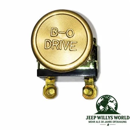 Headlight Switch Blackout Drive "BO DRIVE" Jeep Willys MB + Ford GPW 41-45