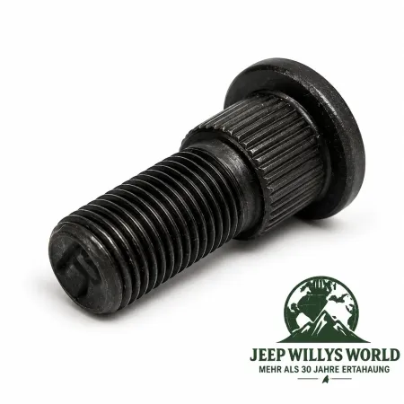 Radbolzen Radnabe Vorderachse oder Hinterachse Dana 25 Dana 27 mit Rechtsgewinde. Jeep CJ / Willys / Ford GPW (41-71)
