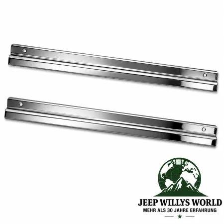 OMIX-Ada Einstiegskantenschutz Einstiegsleisten 2-teilig Edelstahl Jeep Wrangler TJ (1996-2006)