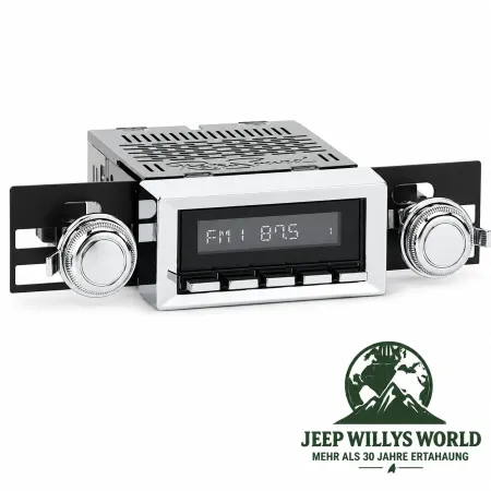 Retro Radio mit Bluetooth Jeep CJ5 CJ7 CJ8 / SJ & J-Serie (76-86)