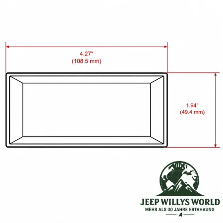 Radio Bluetooth® Retro im klassischen Stil Jeep CJ SJ + J Serie 76-86