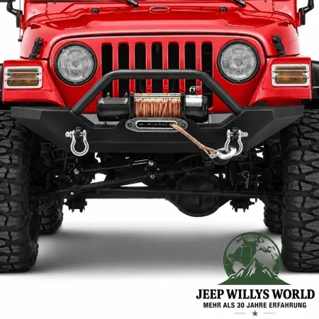 Lampenschutzgitter Edelstahl Set 6-teilig US-Modell Jeep Wrangler 96-06