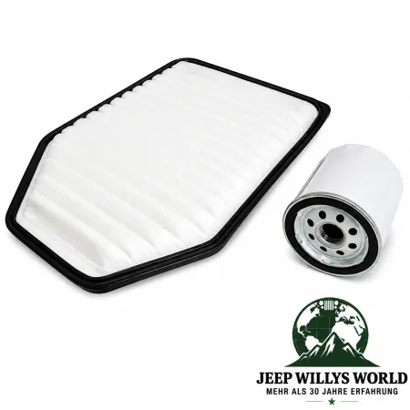 Inspektionssatz Inspektionsset Servicepaket Ölfilter Luftfilter Satz Jeep Wrangler JK mit 3,8L 6 Zyl. Motor (07-11)