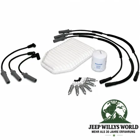Ignition Tune Up Kit Jeep Wrangler JK with 3.8L 6 Cyl. (07-11)