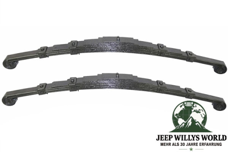 Blattfeder Blattfederpaket Paar vorne 8-Lagen Jeep CJ Willys Ford GPW 41-64