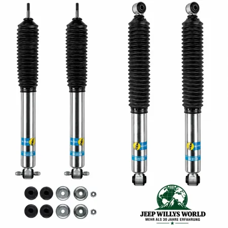 Bilstein Shock Absorber Gas Set front + rear Bilstein B8 Suspension Lift + 50 mm Jeep Grand Cherokee (99-04)