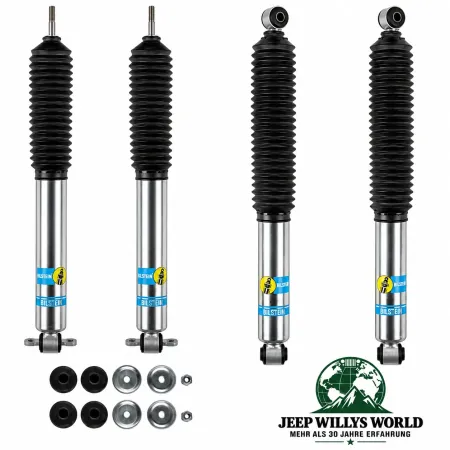 Bilstein Shock Absorber Gas Set front + rear Bilstein B8 Suspension Lift + 75-100 mm Jeep Grand Cherokee (99-04)