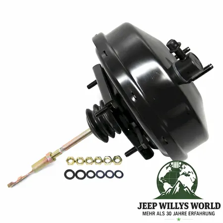 Power brake booster for 2.5L & 4.0L engine without ABS. Jeep Wrangler YJ (1991-1995)