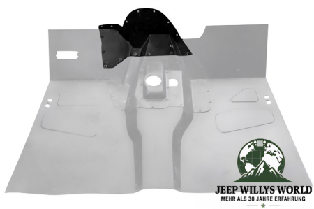 Bodenplatten Reparaturblech Fußraum vorne Jeep CJ5 55-71