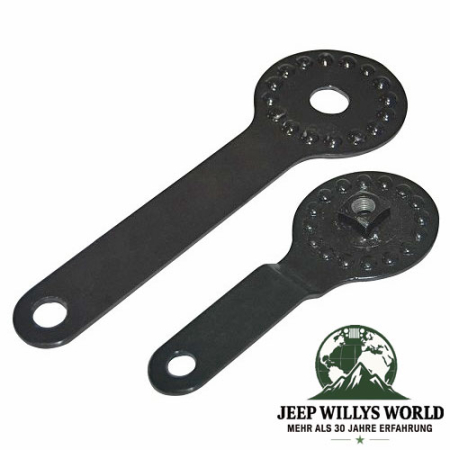 Windshield Frame Adjustment arm right for Jeep CJ2A 46-49