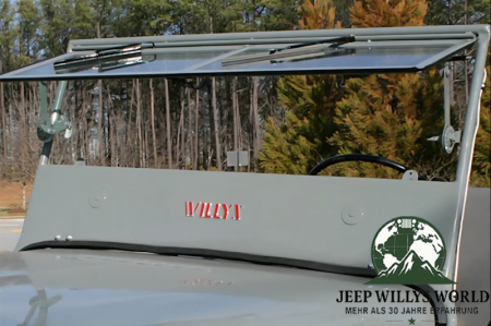 Scheibenrahmen innen Jeep CJ2A 46-49