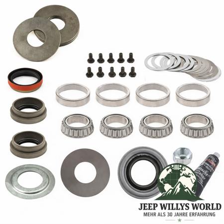 Differential Master Overhaul Kit Front Axle Dana 30 Jeep Wrangler + Cherokee 86-99