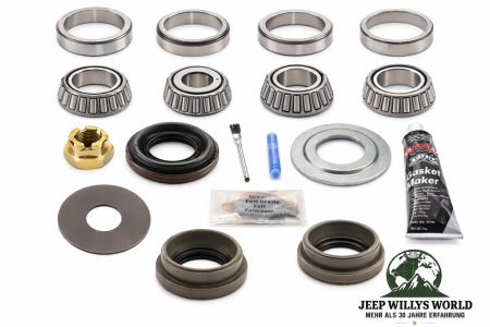 Kardanflansch Dana 30 Vorderachse, 44 Hinterachse, 300 Verteilergetriebe Jeep CJ Wrangler Cherokee Commanche 66-93, Flansch verschraubung auf Montagepunkten liegend, ganzer Artikel zu sehen.