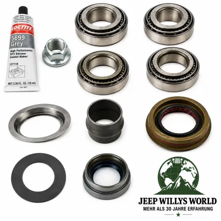 Spicer Differential Lager Reparatursatz Vorderachse Dana 30. Jeep Wrangler JK (07-13)