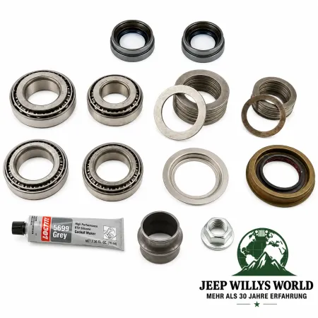 Spicer Differential Lager Master Reparatursatz Vorderachse Dana 30. Jeep Wrangler JK (07-13)