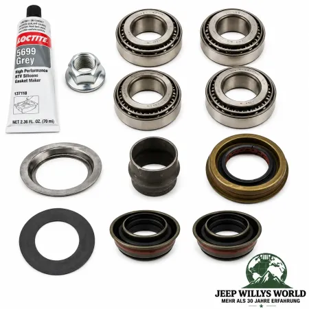 Spicer Differential Lager Reparatursatz Vorderachse Dana 30. Jeep Wrangler JK (13-18)