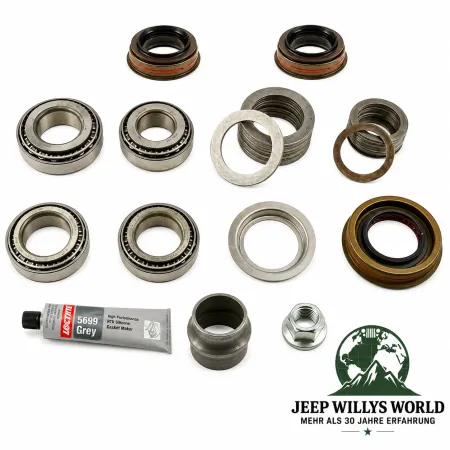 Spicer Differential Lager Master Reparatursatz Vorderachse Dana 30. Jeep Wrangler JK (13-18)