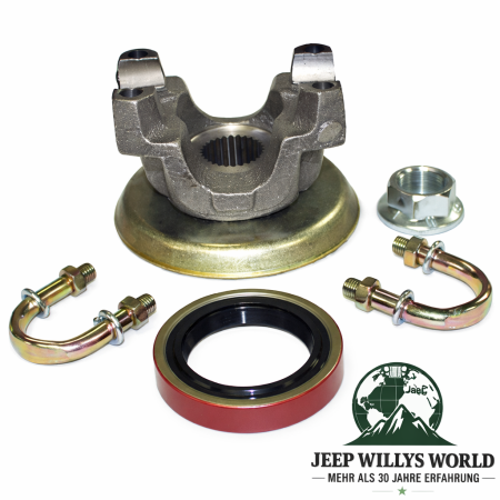 Pinion Yoke Set Rear Axle Dana 35 Jeep Wrangler + Cherokee + Grand Cherokee 84-06