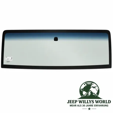Windschutzscheibe grüne Colourverglasung & Blaukeil Jeep Wrangler JK (07-18)