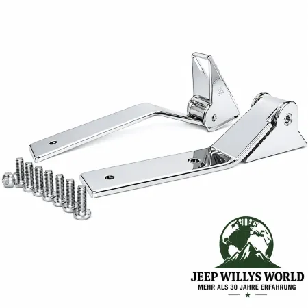 RT Off-Road Hecktür Heckklappen Scharnier Set 2-teilig Edelstahl Jeep Wrangler YJ (1987-1995)