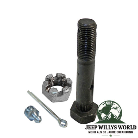 Blattfederbolzen abschmierbar vorne oder hinten Jeep CJ + Willys + Ford GPW 41-58