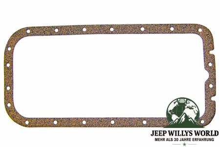 Ölwannendichtung Kork Jeep CJ Willys Ford GPW 4-134cui 41-71