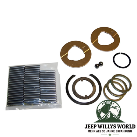 Kleinteile Reparatur Kit Dana 18, 20, 300 Verteilergetriebe Jeep Willys CJ (46-86), Set Übersicht.