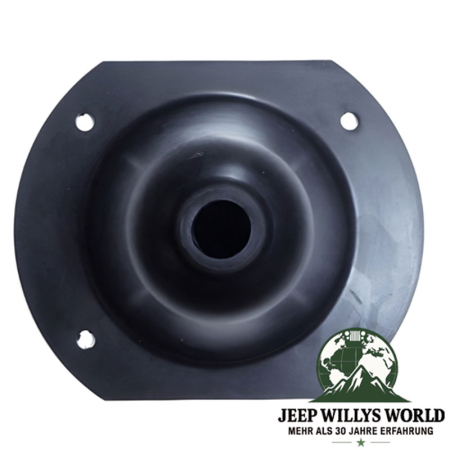Schaltmanschette T14 T15 T18 T150 Schaltgetriebe Jeep CJ (66-79), von oben abgebildet.