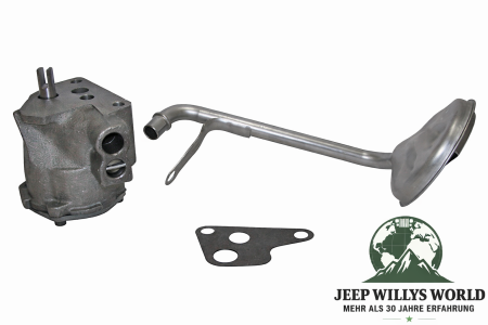 Oil Pump incl. Inlet Tube 3,8 + 4,2 L Jeep CJ + SJ 65-80