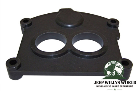 Vergaserflansch Isolierplatte 2-BBL Jeep CJ 5,0 L 74-81